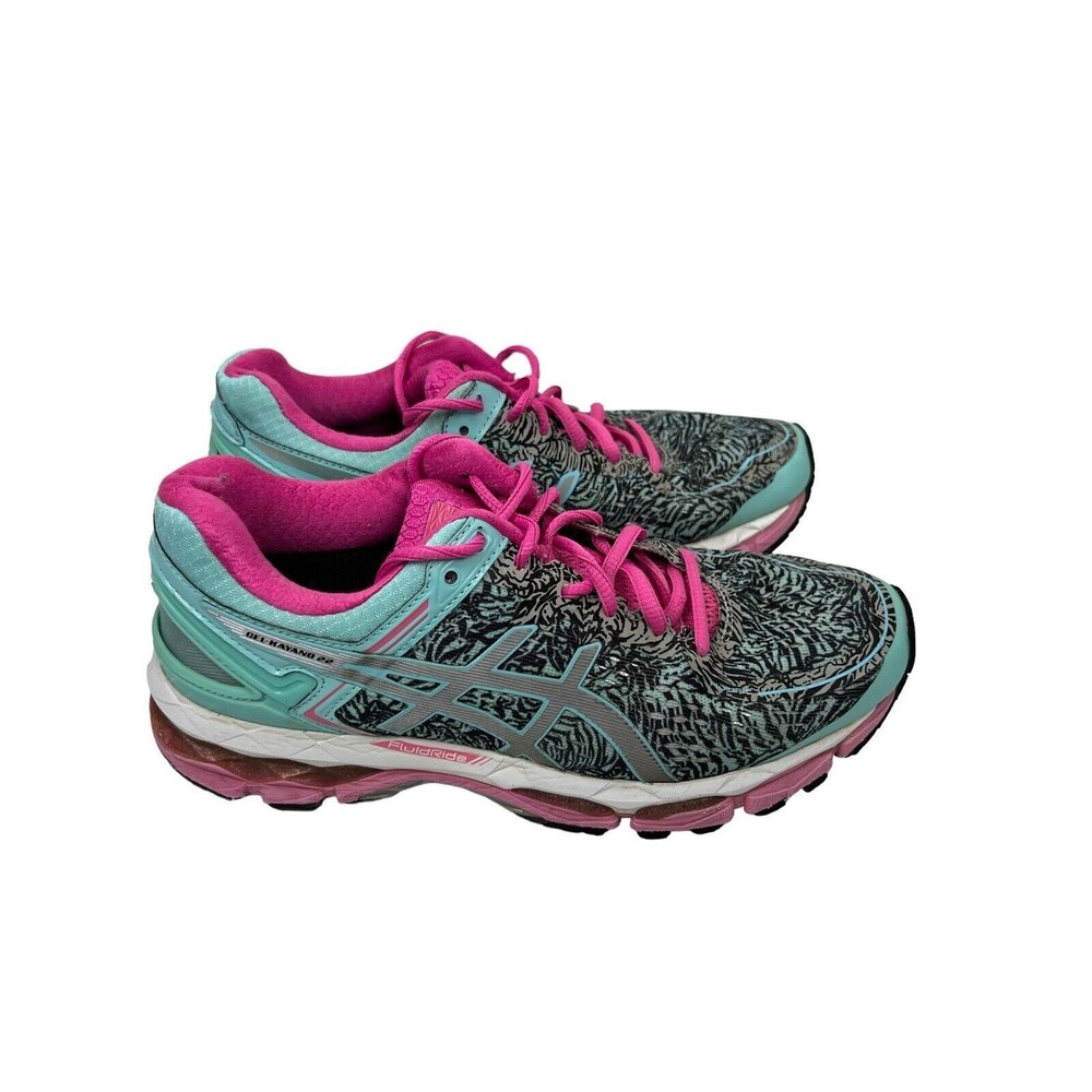 ASICS Womens Shoes Size 7 Gel Kayano 22 Running  Pink Blue F350416